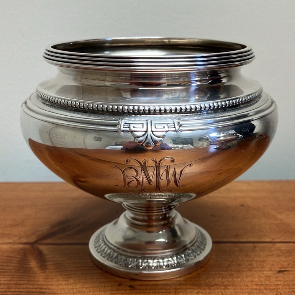 Vintage Gorham Sterling Silver Shamrock V Waste Bowl